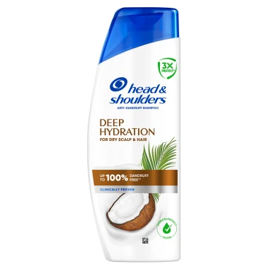 Head & Shoulders Deep Hydration Zklidňující šampon proti lupům a mastnotě 250 ml 