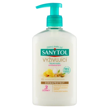 Sanytol vyživující tekuté mýdlo antibakteriální 250 ml
