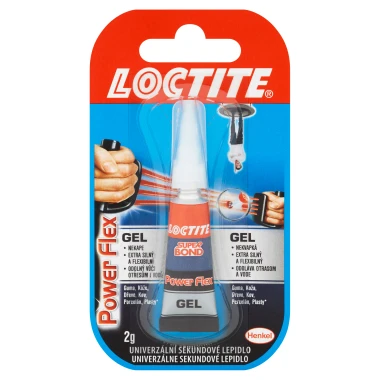 Loctite Super Bond Power Flex univerzální sekundové lepidlo 2 g