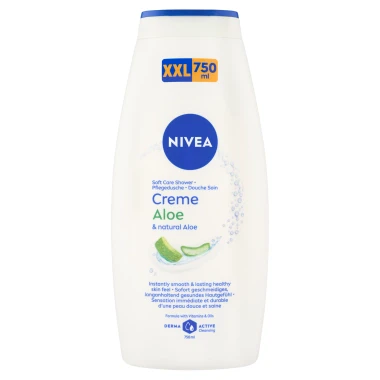 Nivea Creme Aloe Pečující sprchový gel 750 ml
