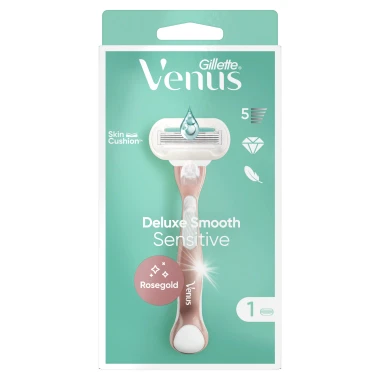 Venus Holicí strojek Rosegold + 1 holicí hlavice, 5 břitů
