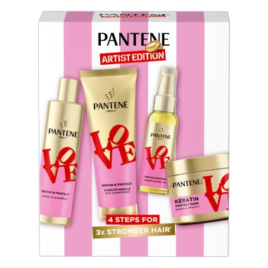 Pantene Robert Indiana Artist Edition: Intensive Repair šampon, kondicionér, maska a olej