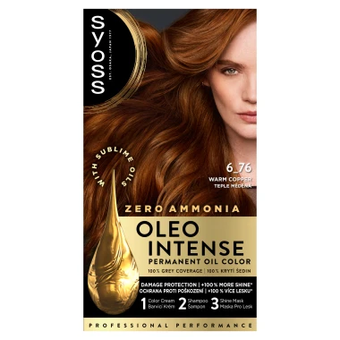 Syoss Oleo Intense Barva na vlasy teple měděná 6_76