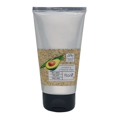 Floré Bylinný tělový peeling avokádo & citronová tráva 150 ml