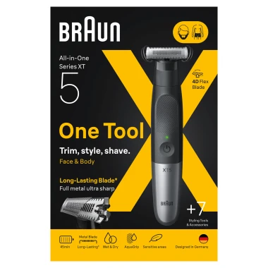 Braun Series X XT5100 zastřihovač vousů a holicí strojek pro úpravu těla