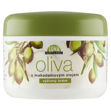 Luna Natural Oliva s makadamovým olejem výživný krém 300ml