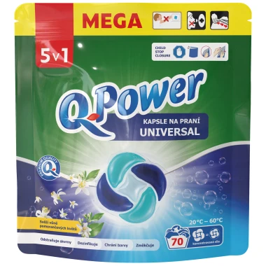 Q-Power Prací kapsle Universal 5v1 70 PD