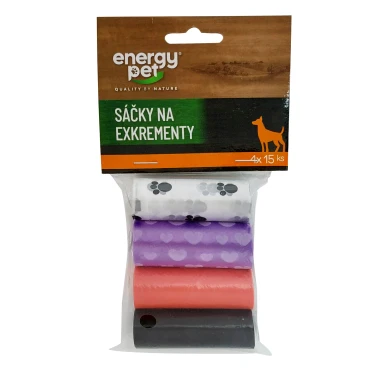 Energy Pet sáčky na exkrementy 4x15 ks