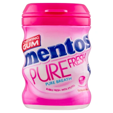 Mentos Pure Fresh Bubble Fresh žvýkačka 30 ks 60 g