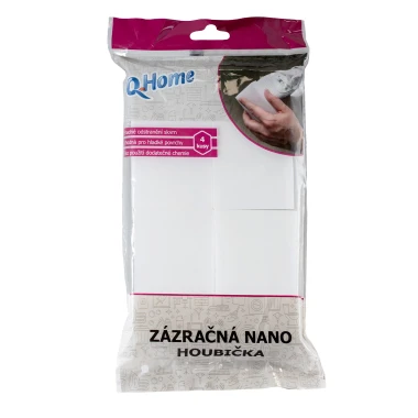 Q-Home Zázračná nano houbička 4 ks