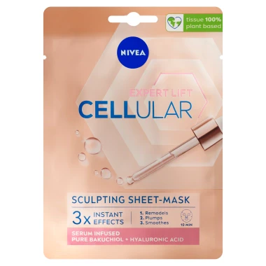 Nivea Cellular Expert Lift Remodelační 10minutová textilní maska 1 ks