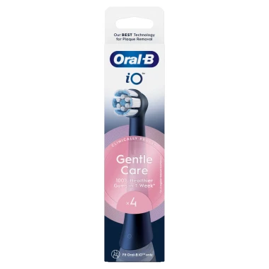 Oral-B iO Series Gentle Care Black Kartáčkové hlavy 4 ks