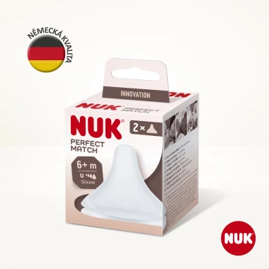 NUK Perfect Match savička Universal 2ks (6+ m.)