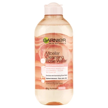 Garnier Skin Naturals micelární voda s Růžovou vodou, 400ml