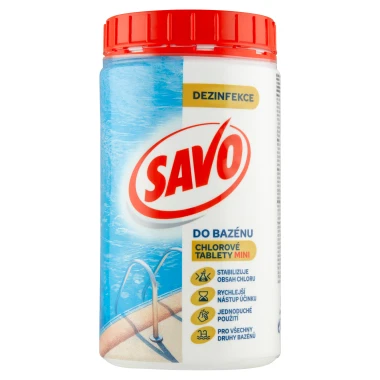 Savo do bazénu Chlorové tablety MINI 0,8kg