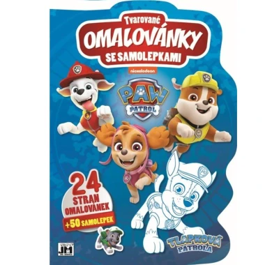 Tvarované omalovánky Tlapková patrola