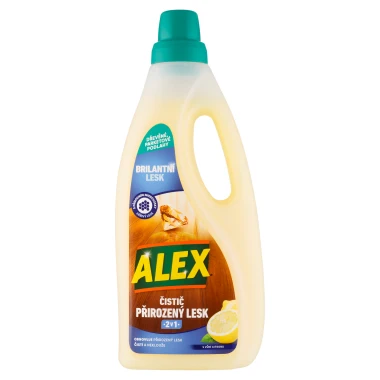 ALEX Přirozený lesk 2 v 1 na dřevěné podlahy 750ml
