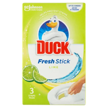 Duck Fresh Stick Limetka gelové pásky do WC mísy 27 g