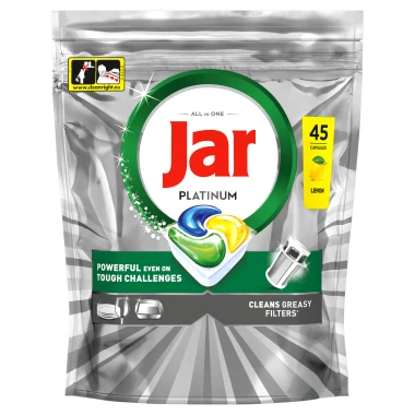 Jar Platinum Lemon Kapsle do myčky nádobí 45 ks