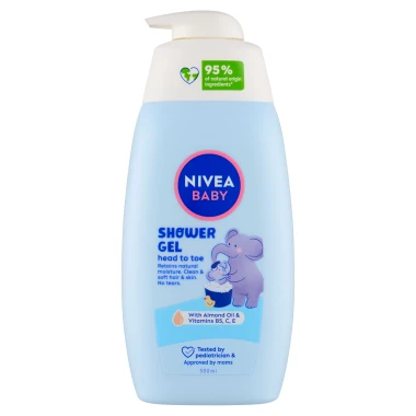 Nivea Baby sprchový gel pro celé tělo a vlásky 500 ml