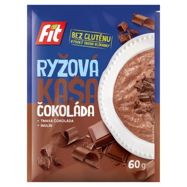 Fit rýžová kaše s kousky hořké čokolády 60 g