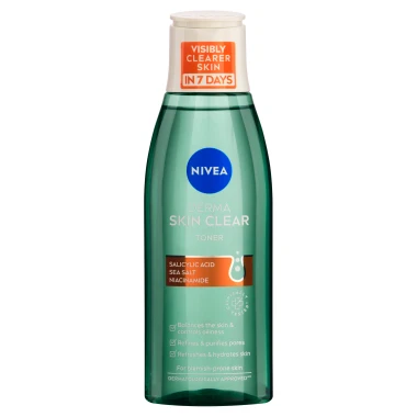 Nivea Derma Skin Clear Čisticí pleťová voda 200ml