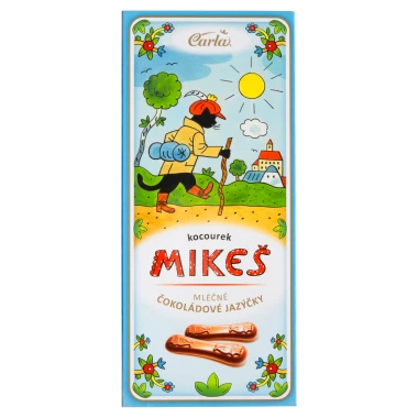 Carla Kocourek Mikeš mléčné čokoládové jazýčky 50g
