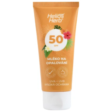 Helios Herb Mléko na opalování SPF 50 50 ml