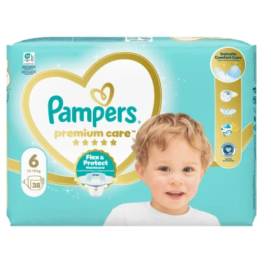 Pampers Premium Care, vel. 6, 38 ks