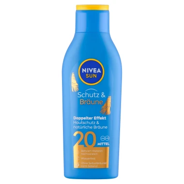 Nivea Sun Protect & Bronze mléko na opalování podporující zhnědnutí OF 20 200 ml