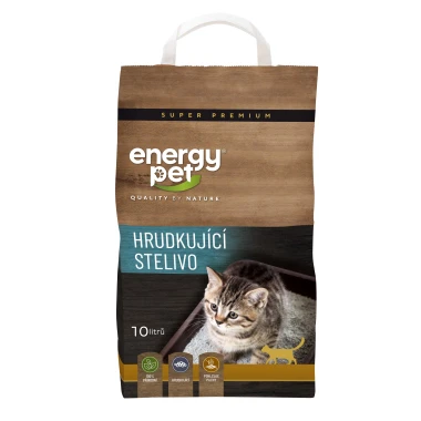 Energy Pet hrudkující stelivo pro kočky 10 l