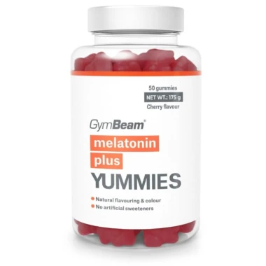 GymBeam Melatonin Yummies třešeň 50 kapslí