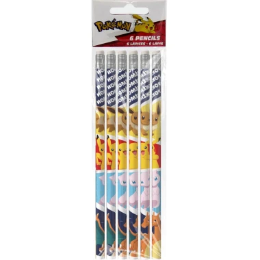 Pokémon sada tužek 6 ks