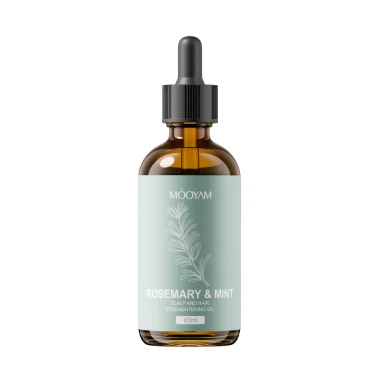 Mooyam Rosemary & Mint posilující olej na vlasy a pokožku hlavy 60 ml 