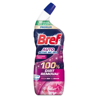 Bref Auto Active Gel Blooming Fresh WC čistič 750 ml
