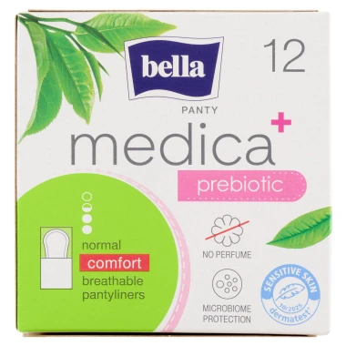 Bella Medica + Prebiotic Normal Comfort ultratenké slipové vložky 12 ks