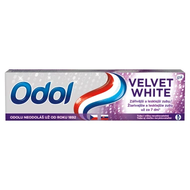 Odol Velvet White Zubní pasta s fluoridem 75 ml