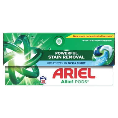 Ariel Allin1 PODS Mountain Spring Kapsle na praní 30 PD