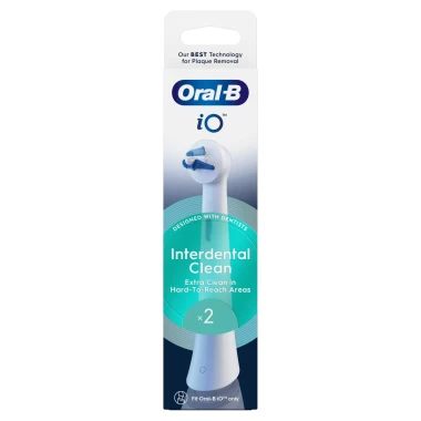 Oral-B iO Interdental Clean Kulaté kartáčkové hlavy 2 ks