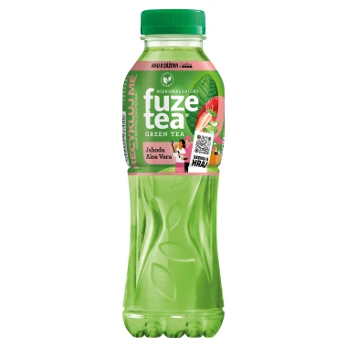 FuzeTea Green Tea jahoda aloe vera 500 ml