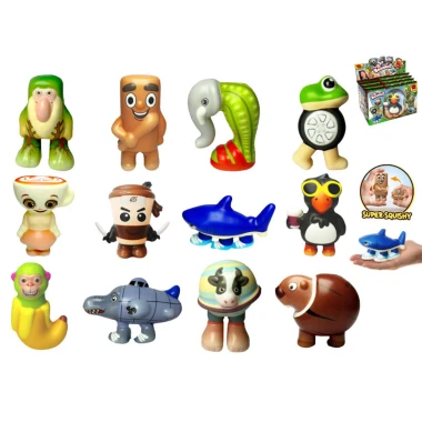 Brainrot PuffUps squishy 10-12cm v sáčku 12 druhů 1 ks