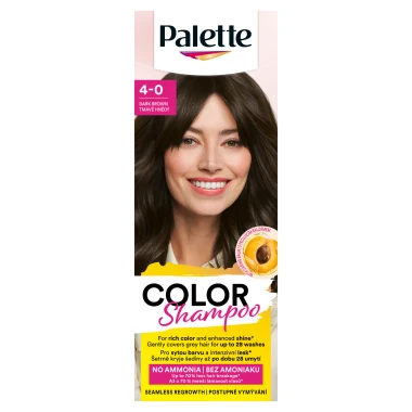 Palette Color Shampoo barva na vlasy tmavě hnědá 4-0