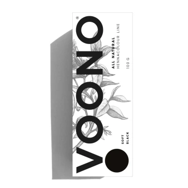 VOONO Soft Black 100 g Popelavá černá