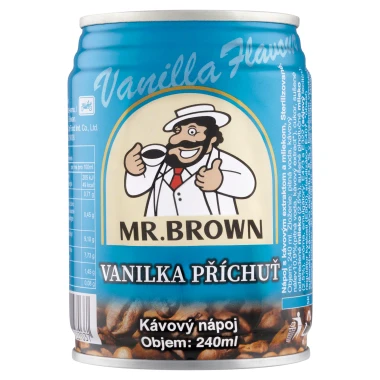 Mr. Brown Kávový nápoj s vanilkovou příchutí 240 ml