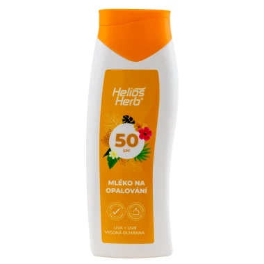 Helios Herb Mléko na opalování SPF 50 200 ml