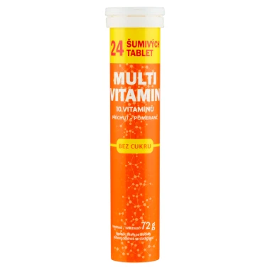 Vitar Multivitamin příchuť pomeranč 24 tablet