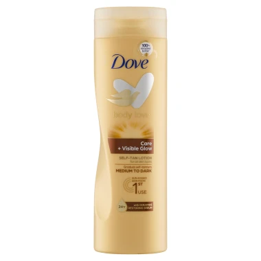 Dove Care & Visible Glow Med-Dark Tělové mléko 250 ml