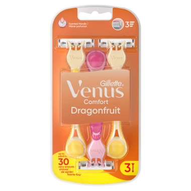 Gillette Venus 3 Dragonfruit Dámská pohotová holítka 3 ks