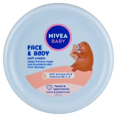 Nivea Baby Krém na obličej a tělo 200 ml