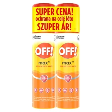 Off! Max aerosol duopack 100ml
